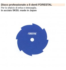 DISCO PROFESSIONALE 8 DENTI FORESTAL