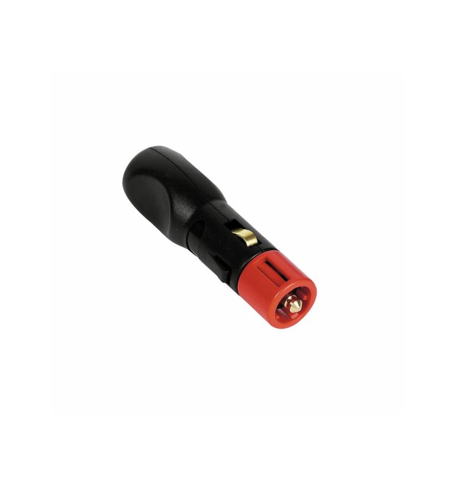 AMiO 02051 Accendisigari Auto 12V/24V, Presa Europlug, Colore Nero, Confezione Blister