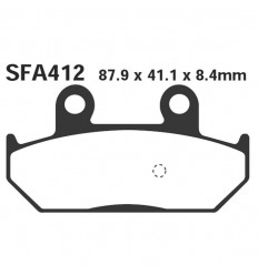 COPPIA PASTIGLIE EBC SFA SFA412 - Moto