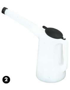 Brocca in Propilene con Coperchio - 1LT 2LT 5LT - Taniche e Imbuti 2